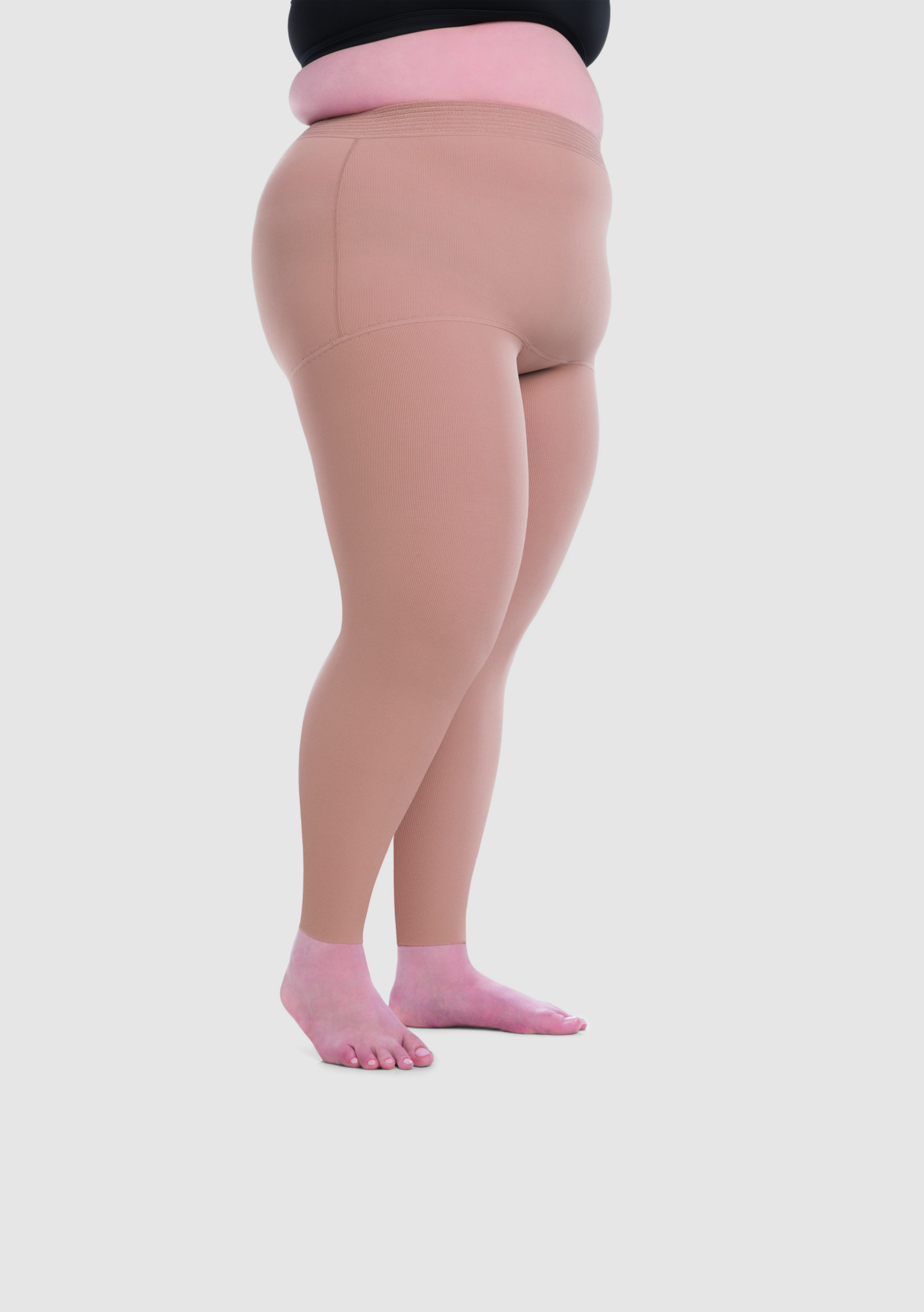 Kompressionsstrümpfe Juzo expert 1 Juzo Expert Kompressionsleggings in der Farbe Almond