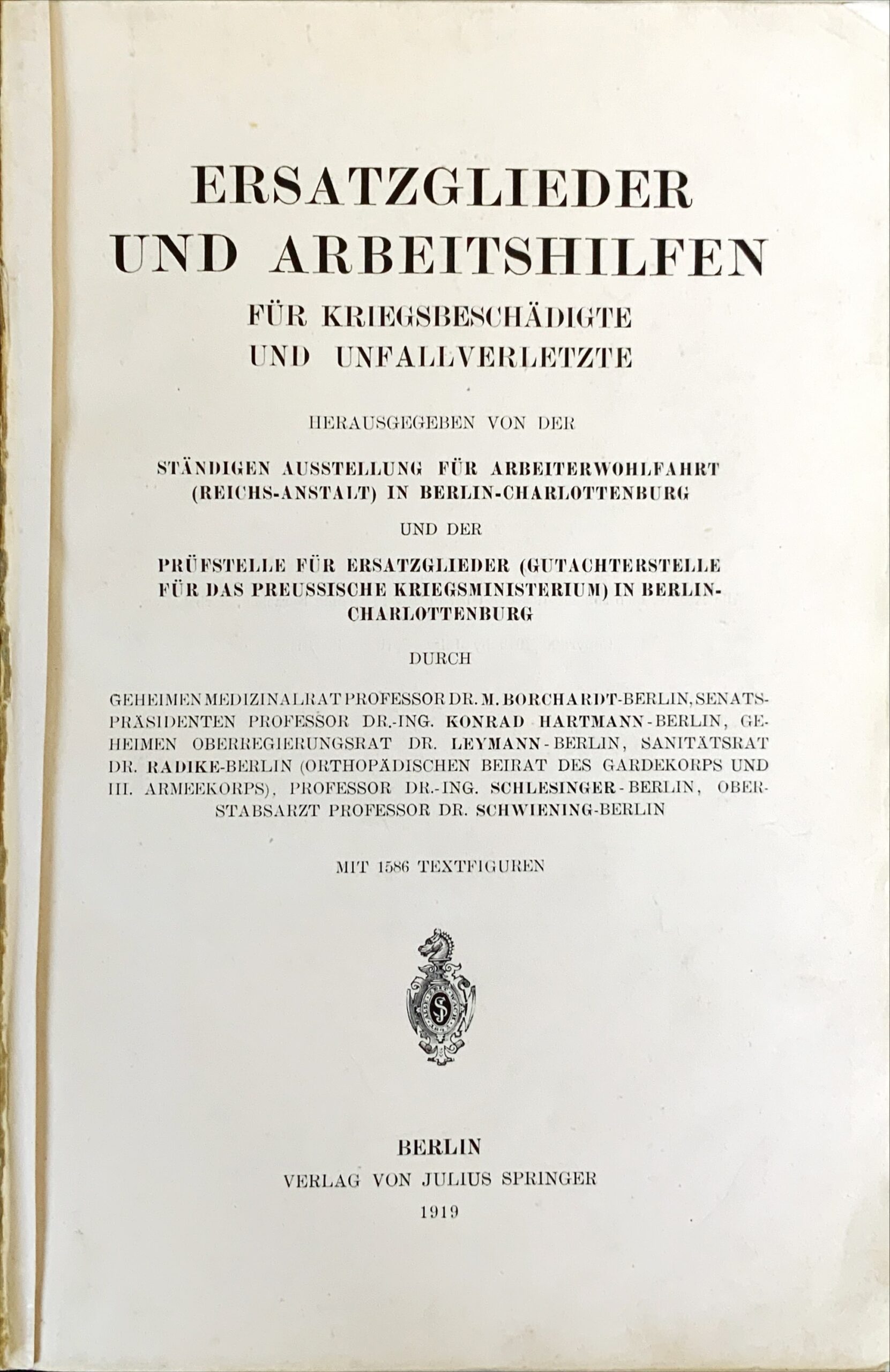 Fachbücher 5 1919 Fachbuecher ErsatzgliederUndArbeitshilfen FuerKriegsbeschaedigteUndUnfallverletzte StaendigeAusstellungFuerArbeiterwohlfahrt Titelblatt scaled