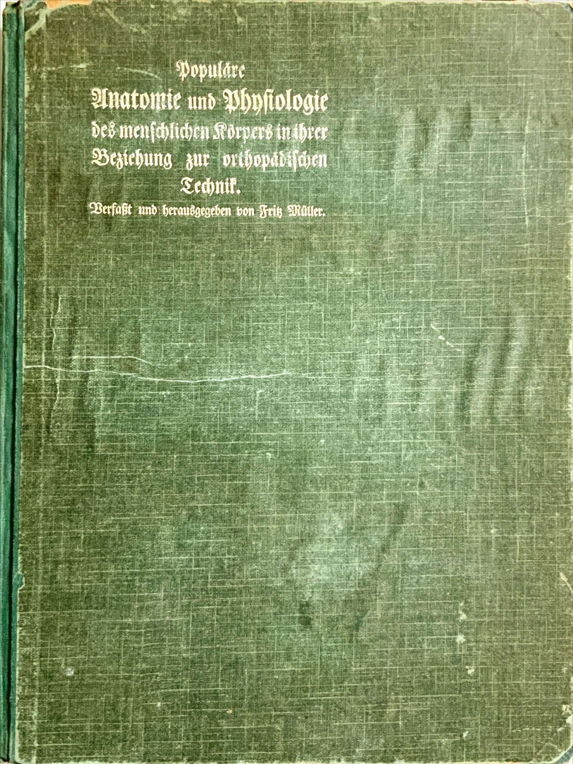 Fachbücher 6 1919 Fachbuecher PopulaereAnatomieUndPhysiologieDesMenschlichenKoerpersInIhrerBeziehungZurOrthopaedischenTechnik Mueller Cover scaled