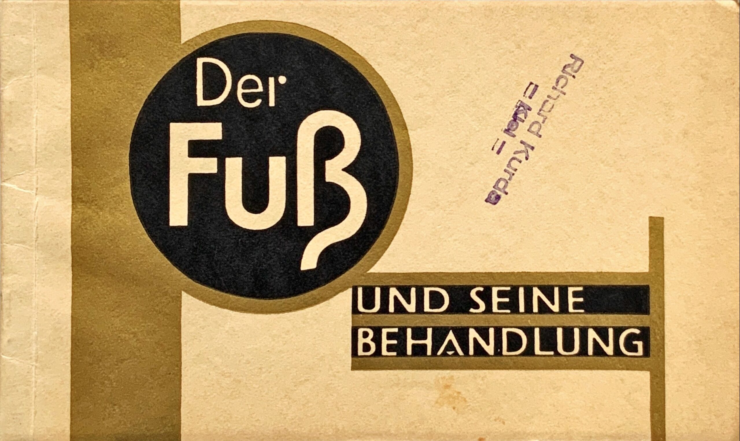 Fachbücher 19 1930 Fachbuecher DerFussUndSeineBehandlung Birkenstock Cover scaled
