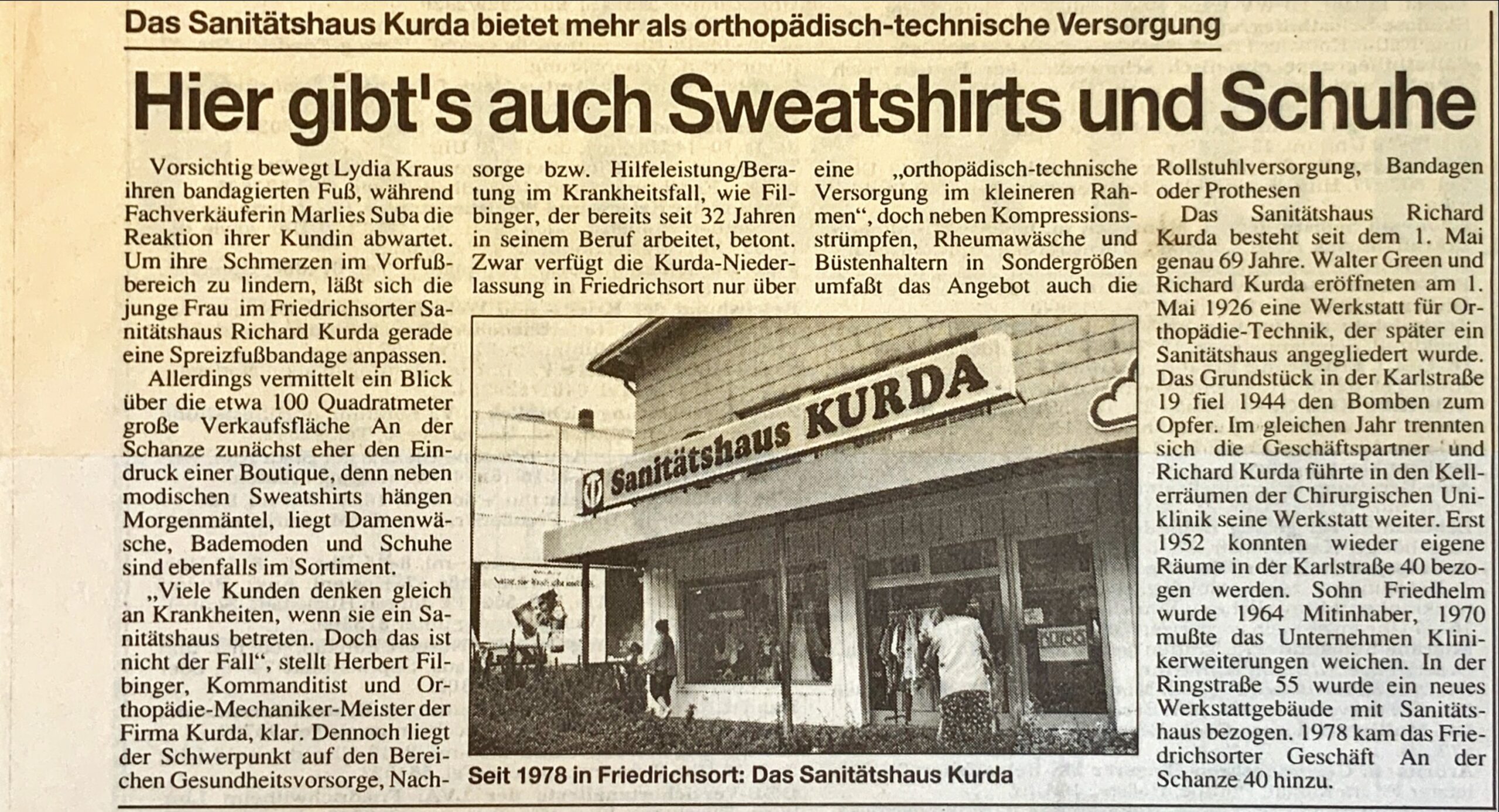 Medien und Presse 17 1995 MedienPresse ArtikelFriedrichsort KielerExpress scaled