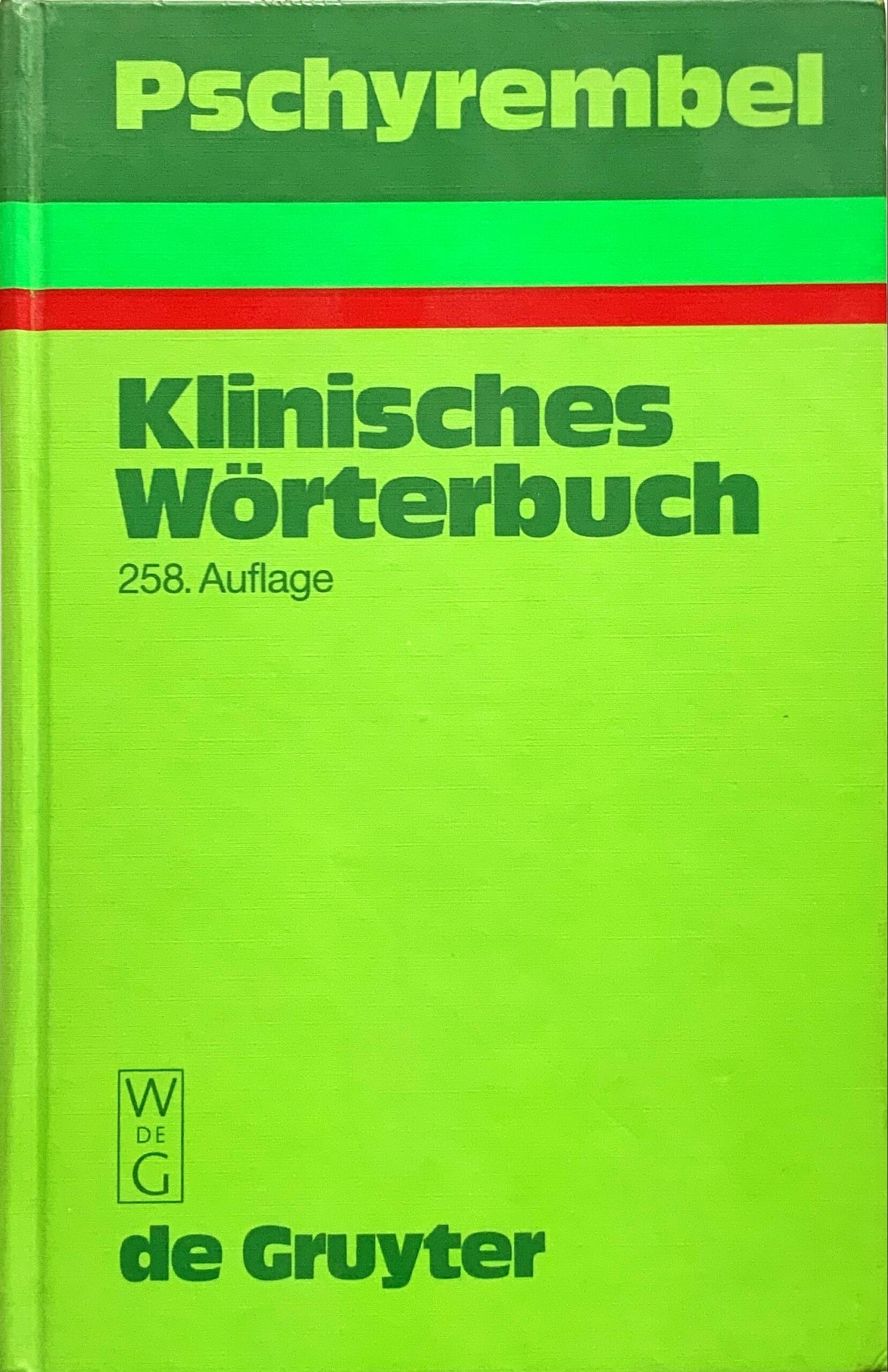 Fachbücher 106 1998 Fachbuecher KlinischesWoerterbuch Pschyrembel Cover scaled