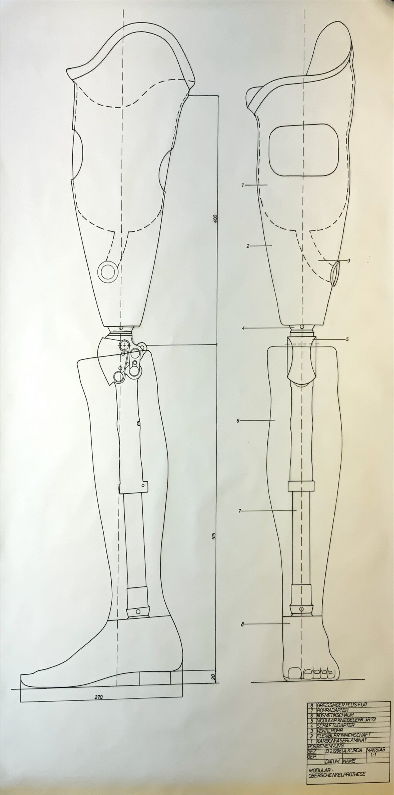 1998 TechnischeZeichnungen Modular Oberschenkelprothese AndreasKurda scaled