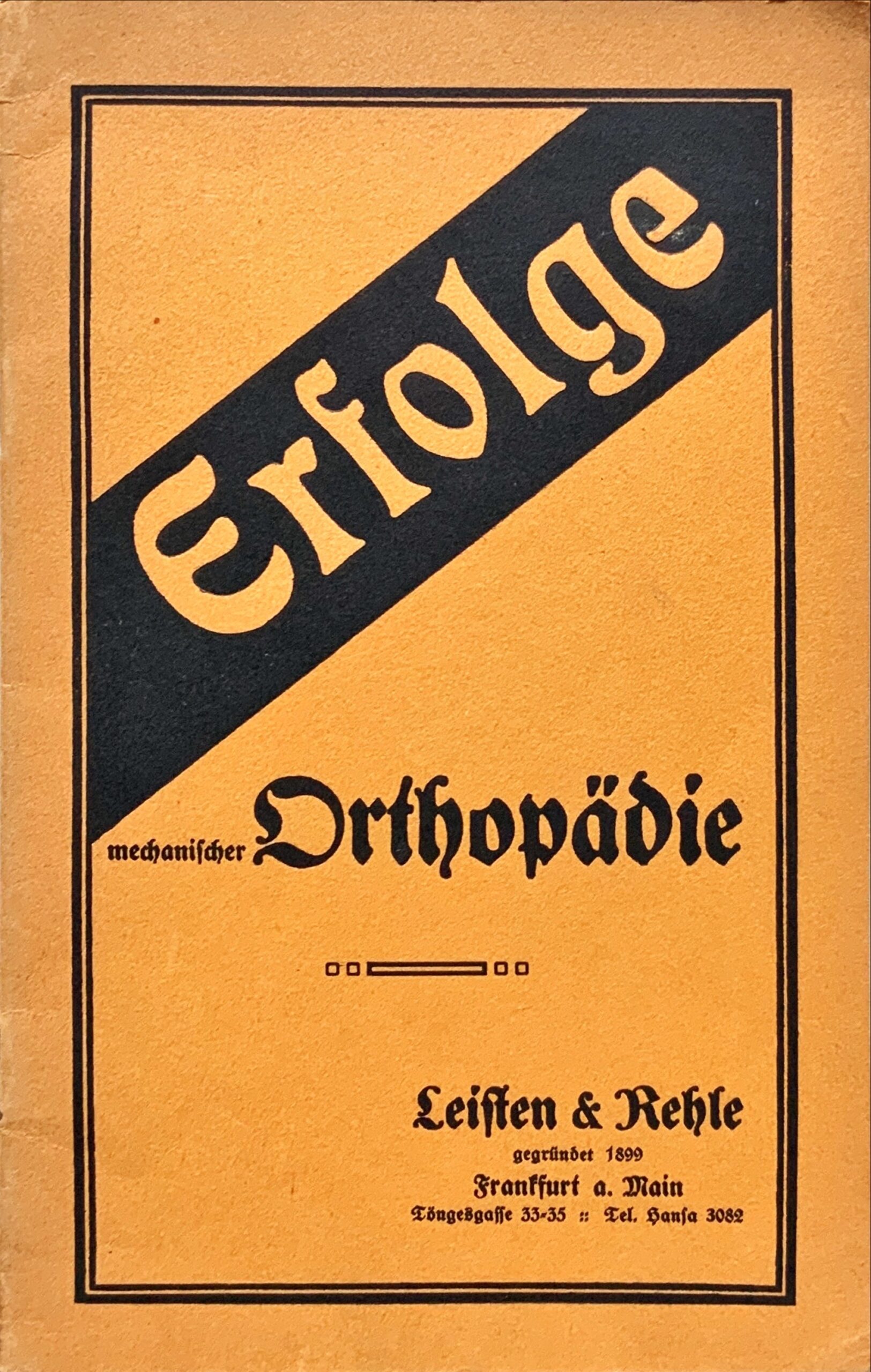 Fachbücher 123 unbekannt12 Fachbuecher ErfolgeMechanischerOrthopaedie LeistenRehle Cover scaled